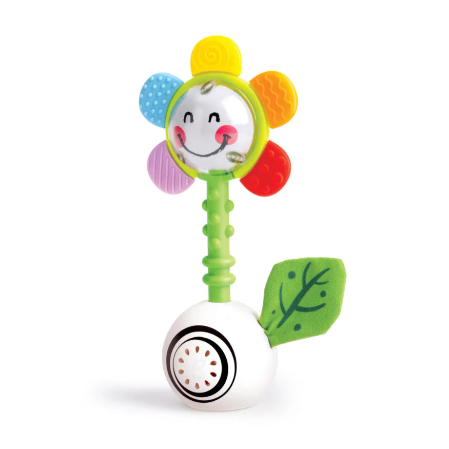 Hape Shake 'n Sparkle Flower Rattle