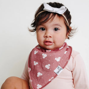 Copper Pearl Bandana Bibs / Minnie Mouse