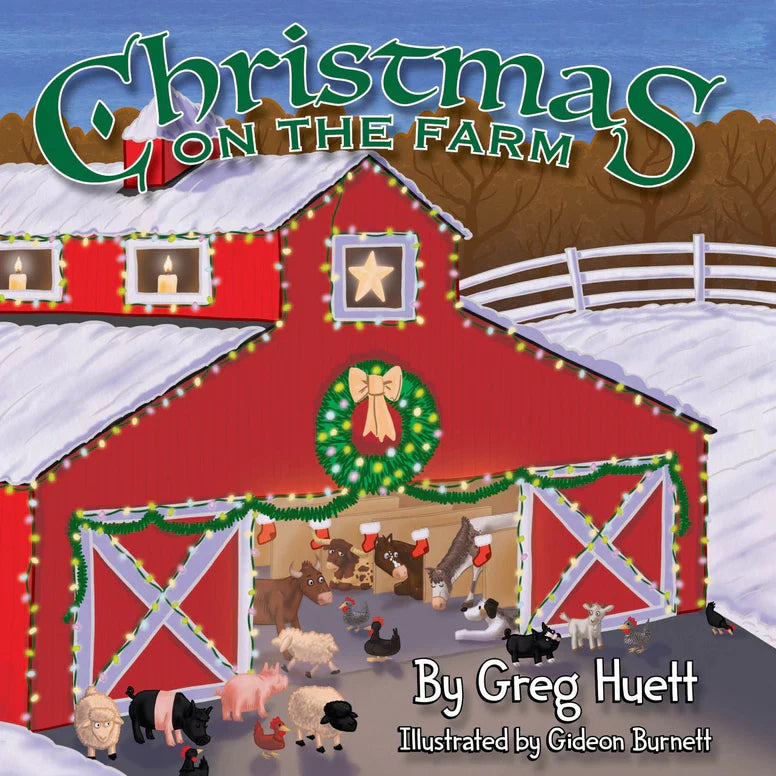 Christmas on the Farm Hard Cover Book