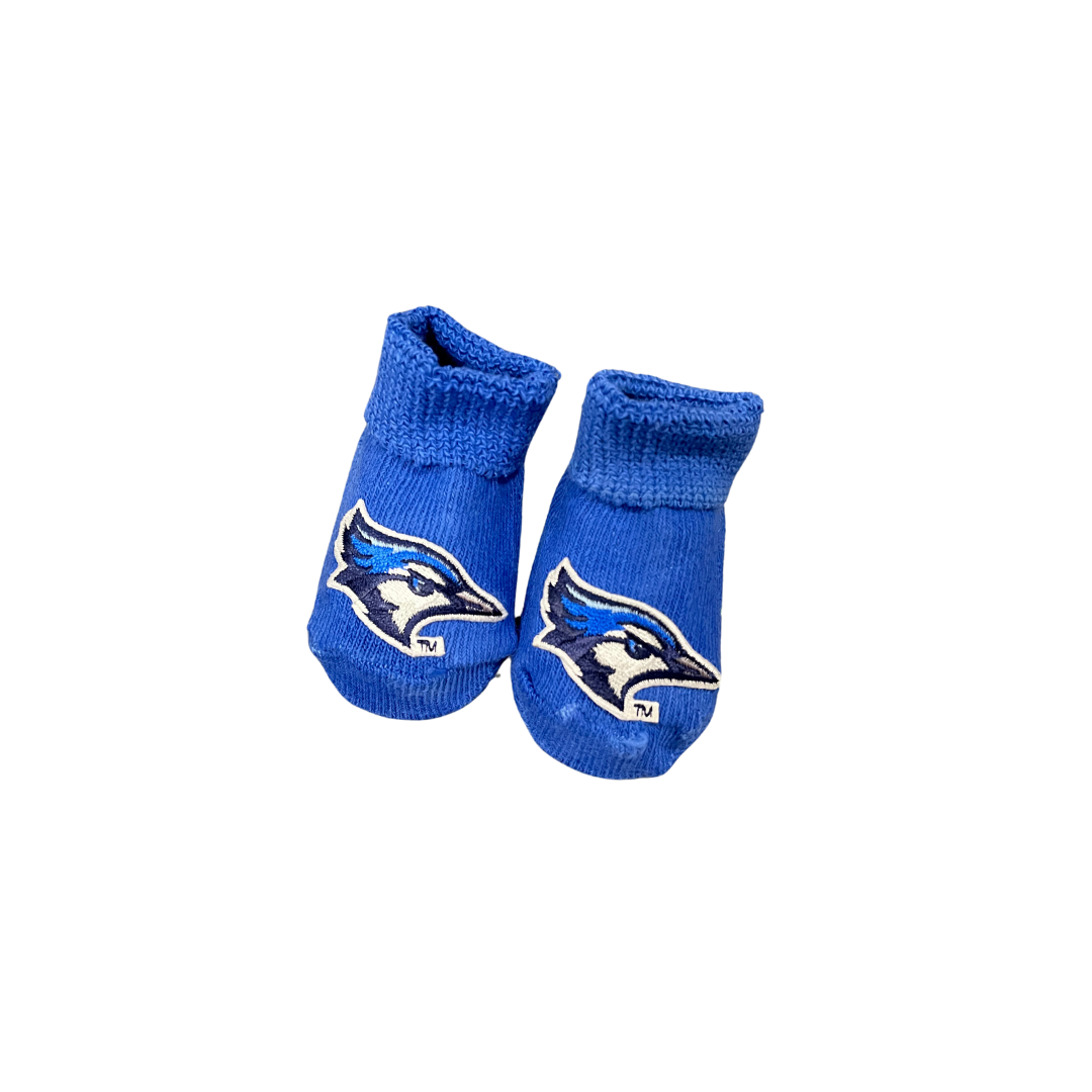 Creighton Bluejays Newborn Booties  - Royal