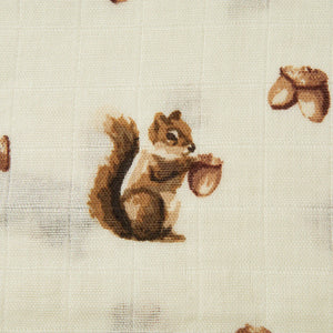 Milkbarn Contour Four Layer Burp Cloth / Chipmunk