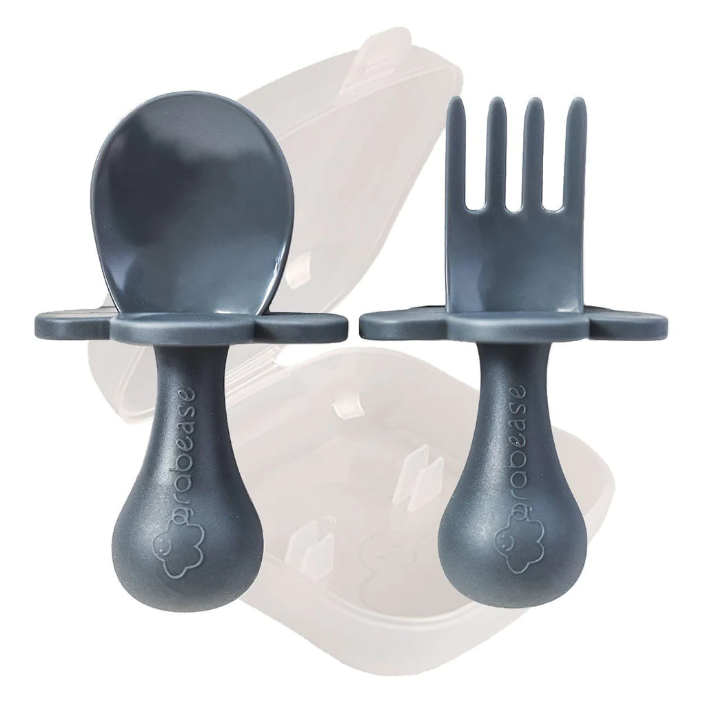 grabease Ergonomic Toddler Fork & Spoon Set