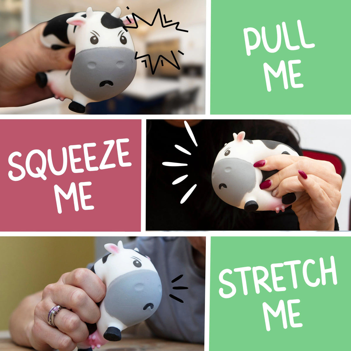 Moody Cow Stress Toy