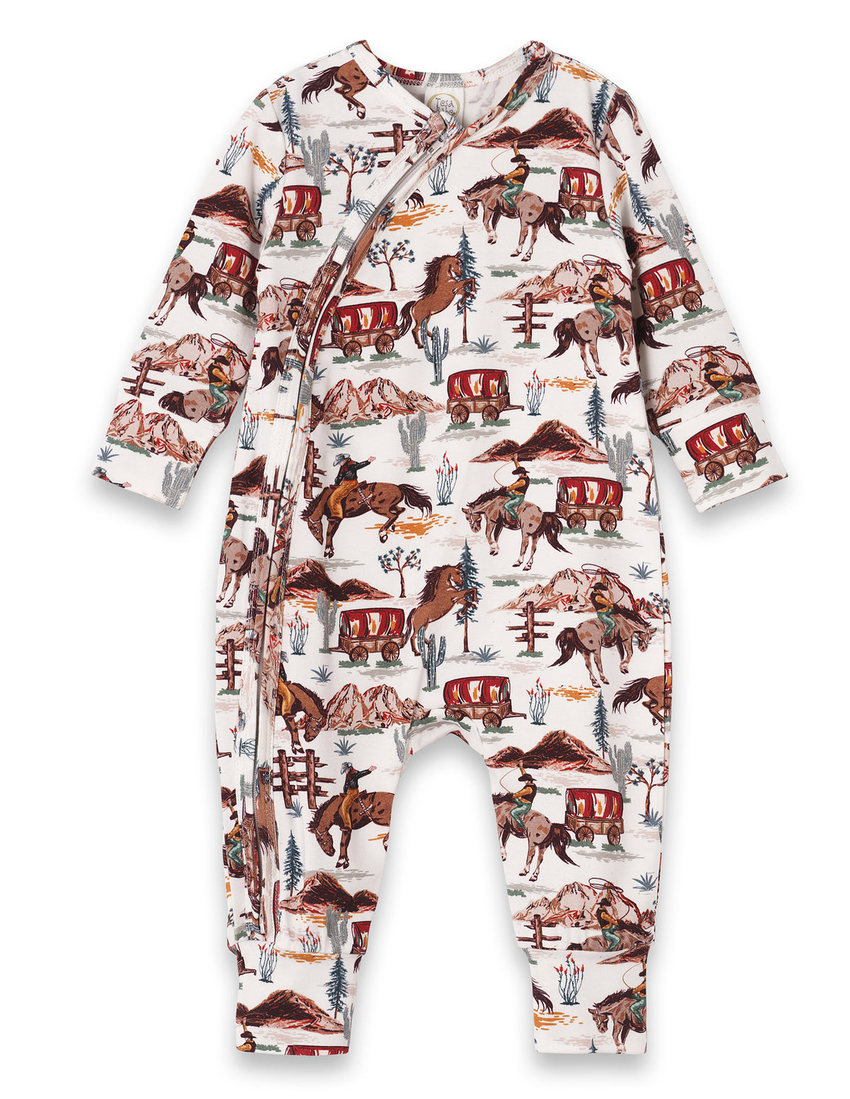 Western Spirit Zipper Romper