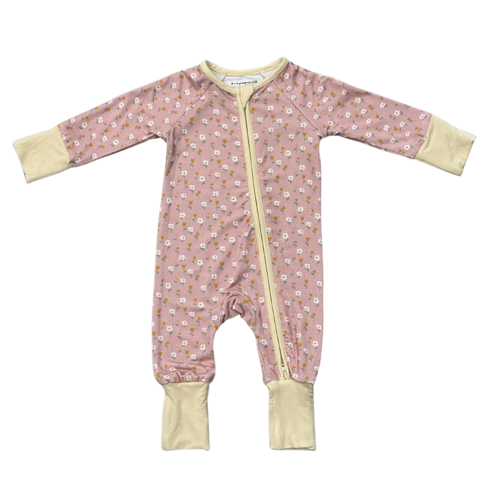 Babysprouts Zip Romper / Mini Daisy