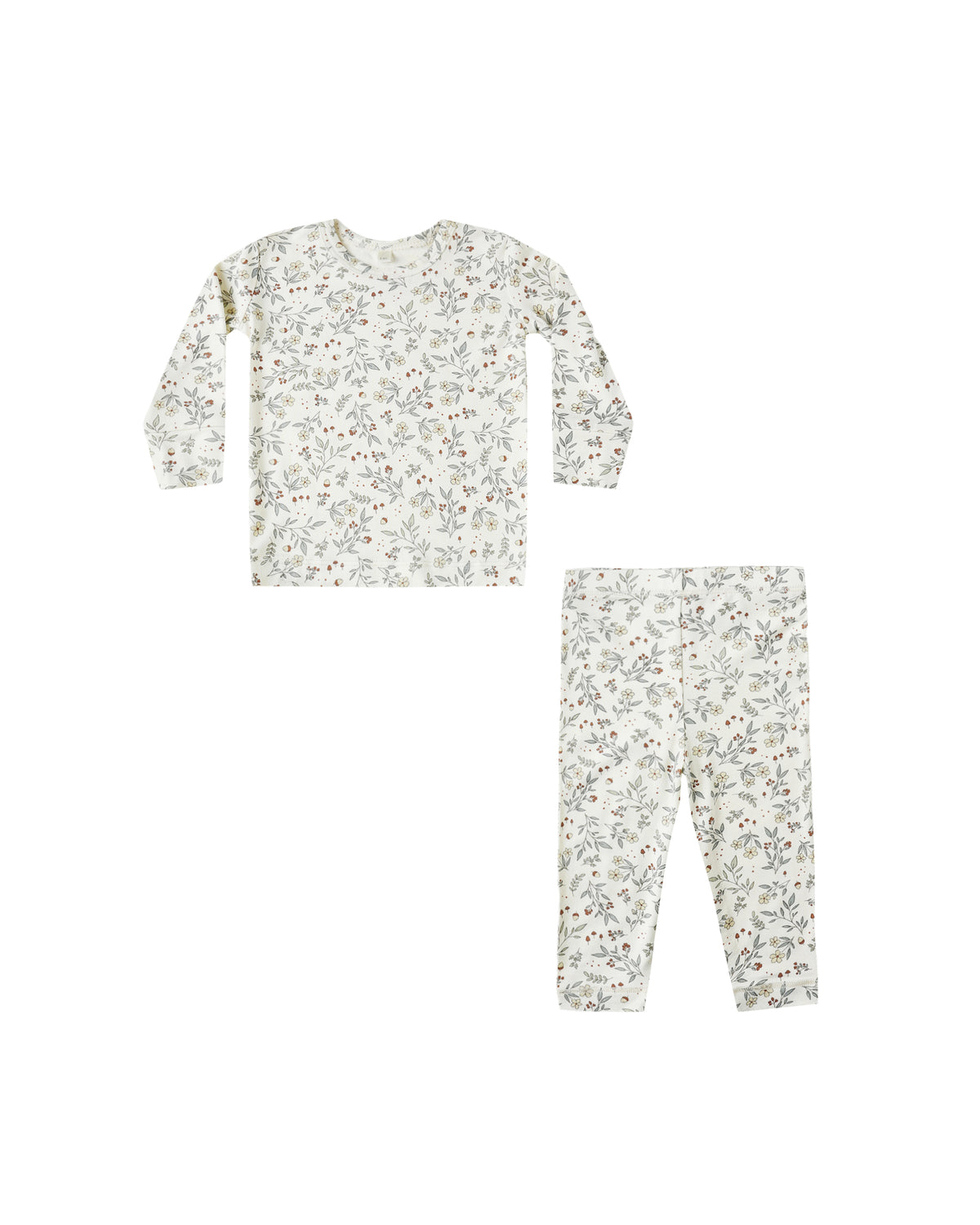 Quincy Mae Bamboo Pajama Set / Woodland
