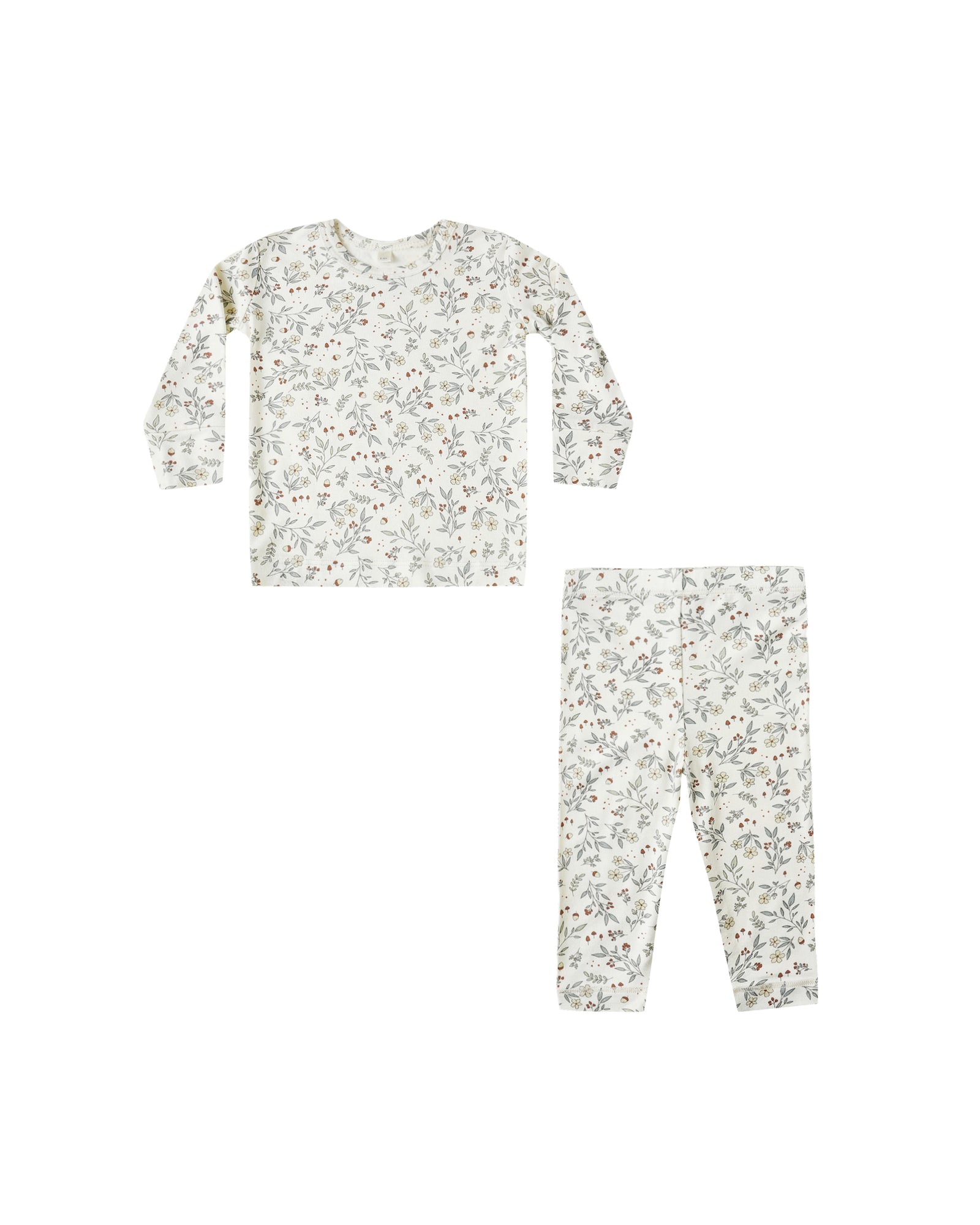 Quincy Mae Bamboo Pajama Set / Woodland
