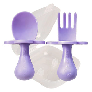 grabease Ergonomic Toddler Fork & Spoon Set