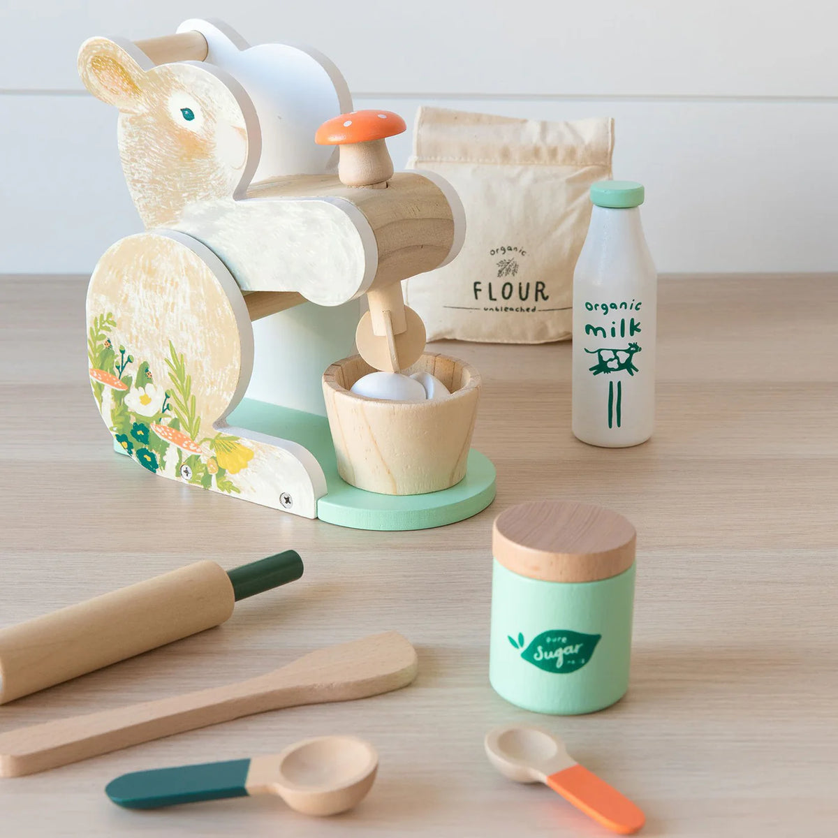 Bunny Hop Mixer Wooden Play Set
