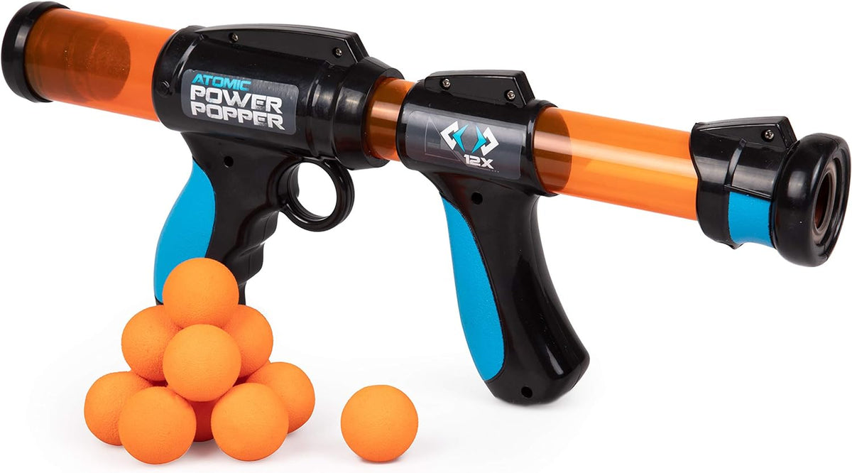 Power Popper Atomic Rapid Fire Air Powered Ball Blaster