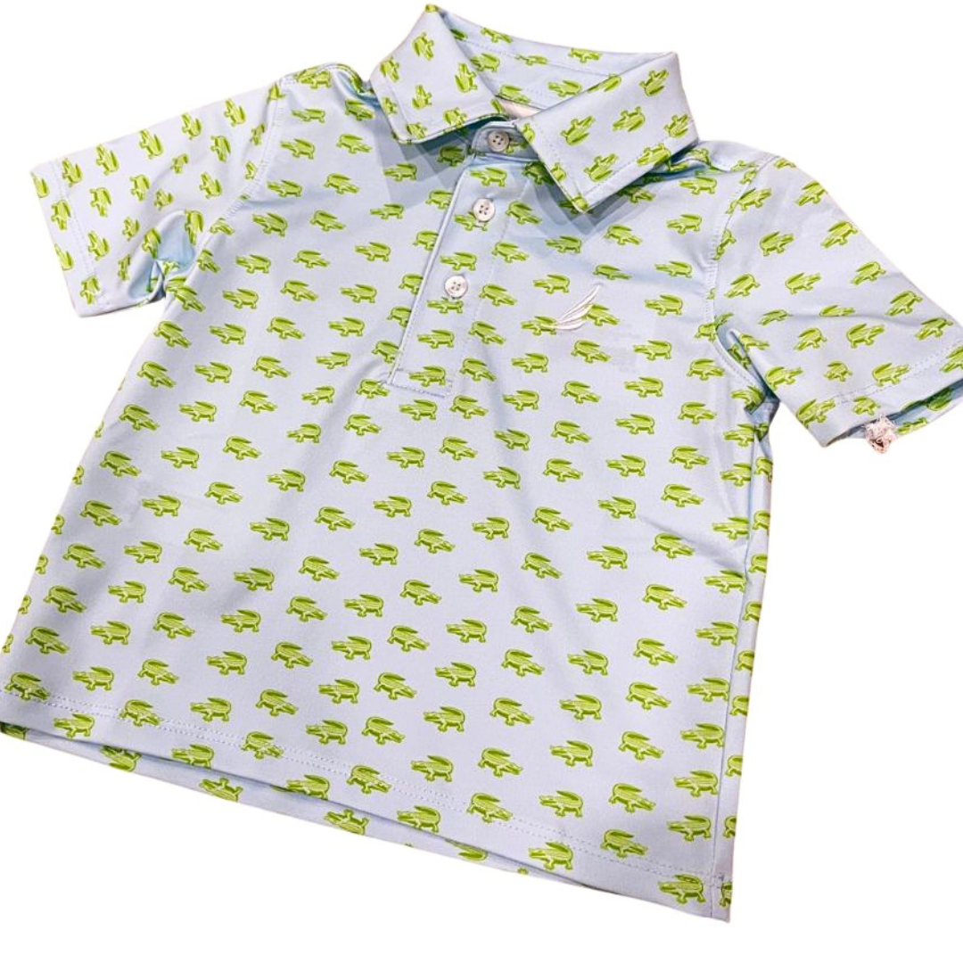 Coolybri Miles Performance Polo / Alligator Print