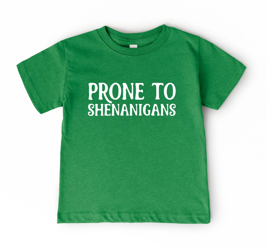 Prone to Shenanigans Tee / Green