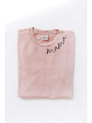 MAMA Mineral Washed Graphic Tee