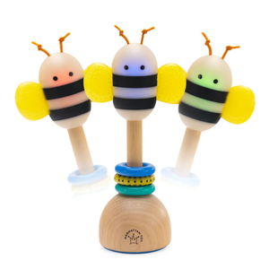 Brilliant Bee Rattle Sensory Toy