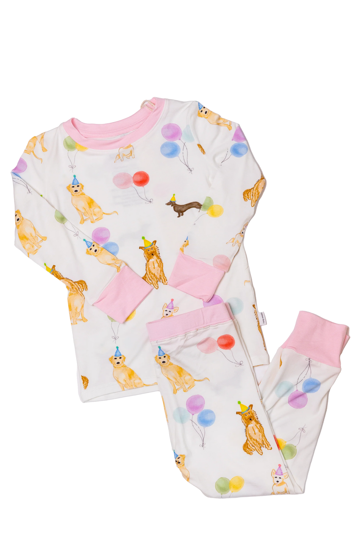 Long-Sleeve Pajama Set / Dog Party