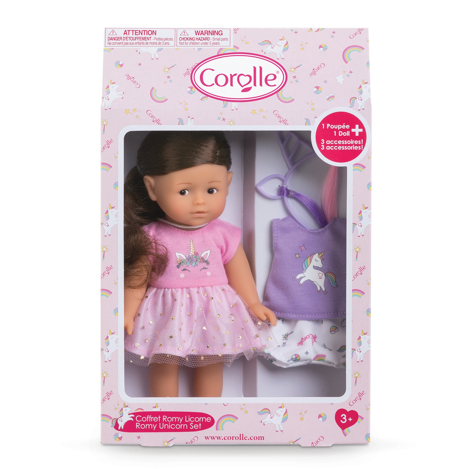Corolle Mini Corolline Romy Unicorn Set