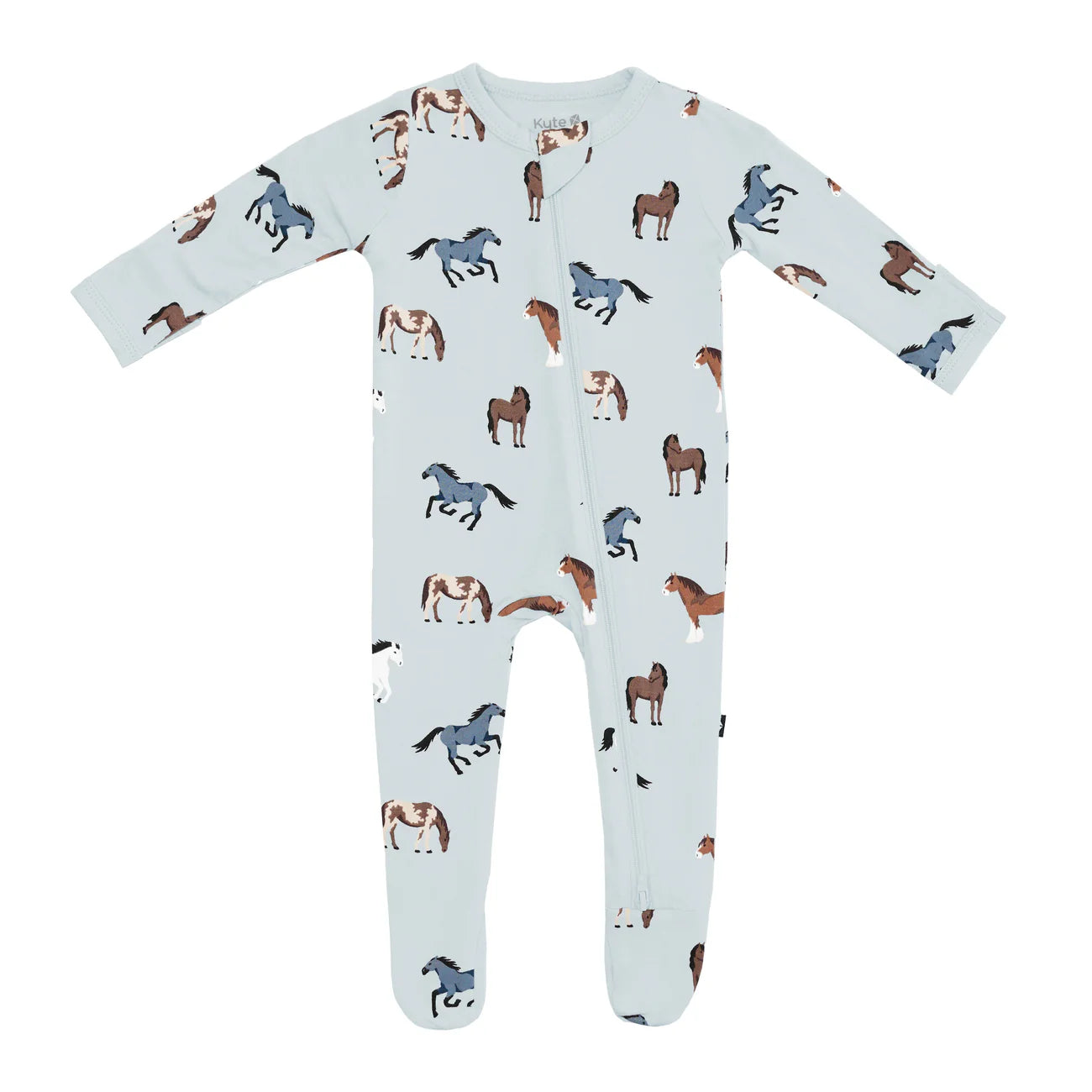 Kyte Baby Zippered Footie / Horse