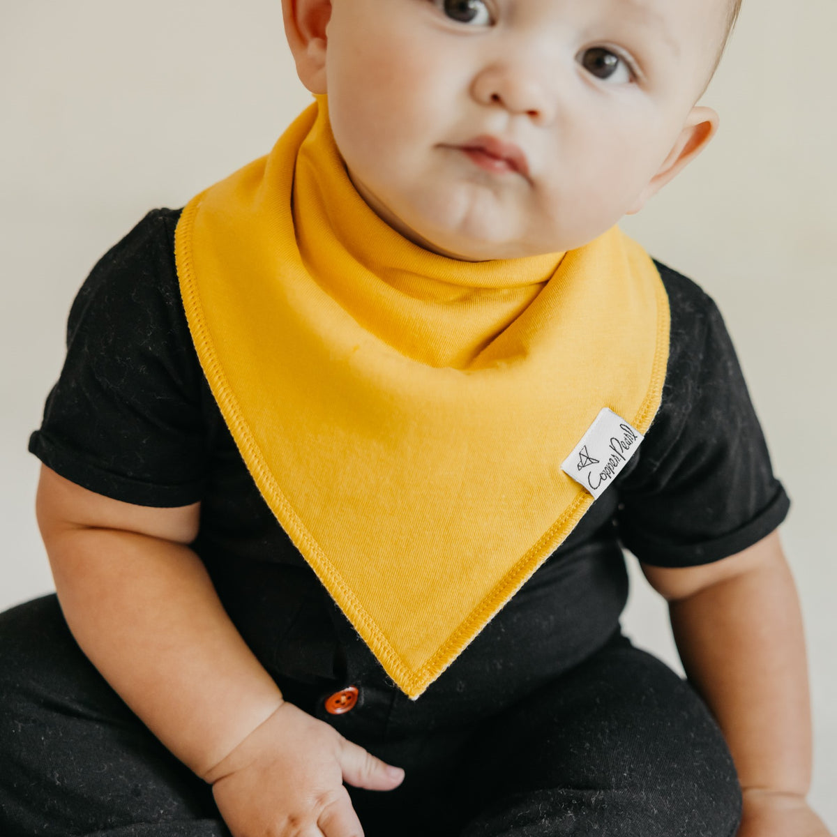 Copper Pearl Bandana Bibs / Blueberry
