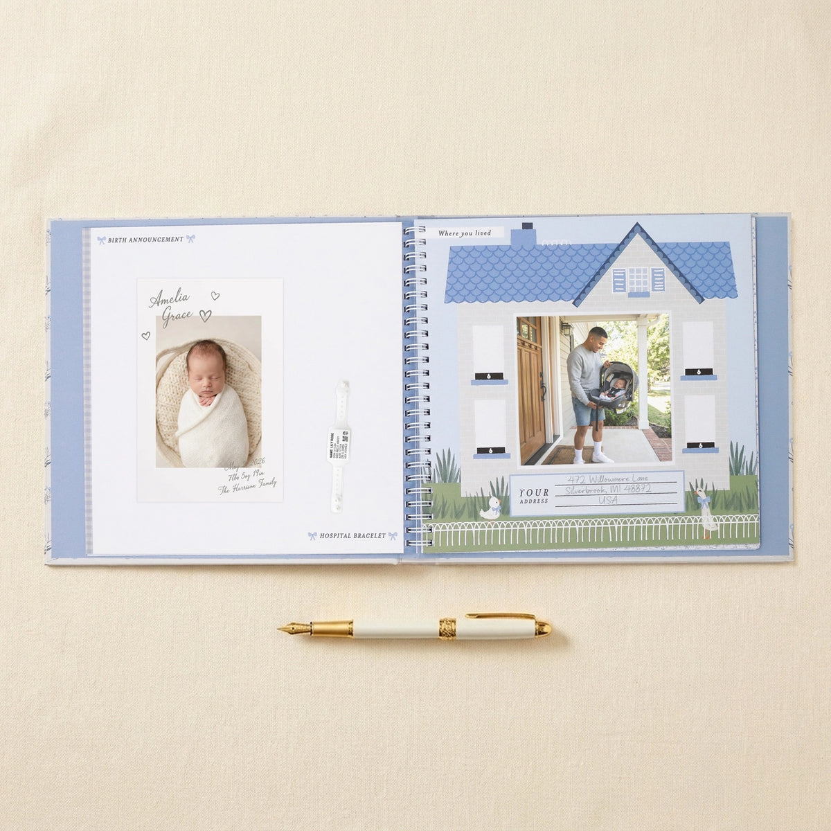 Lucy Darling Baby Memory Book / Little Goose