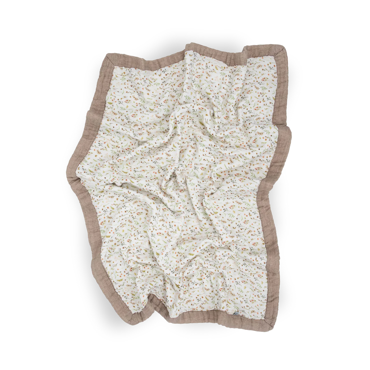 Little Unicorn Organic Cotton Muslin Baby Quilt (30"x40") / Floral Field