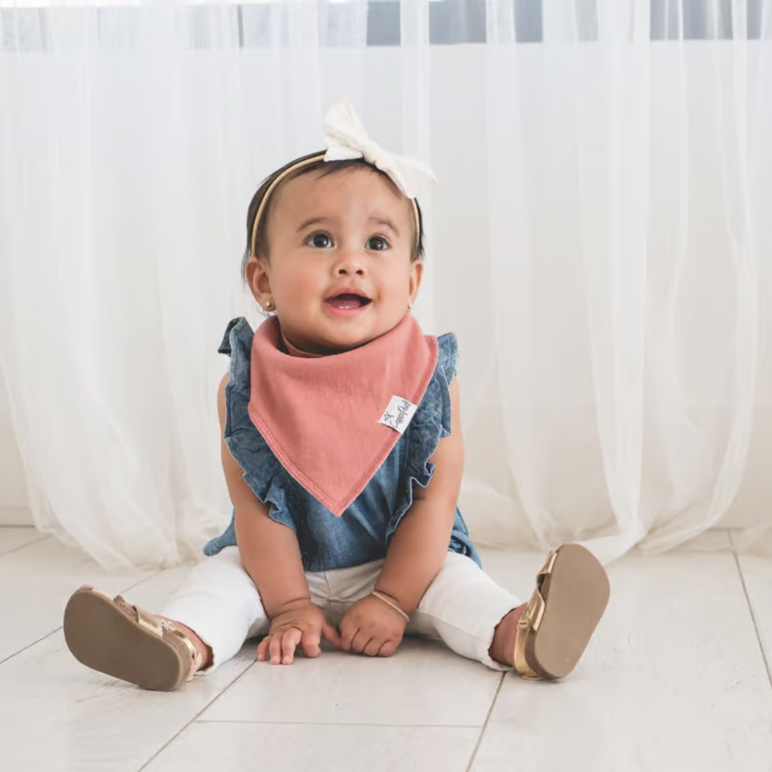 Copper Pearl Bandana Bibs / Jade