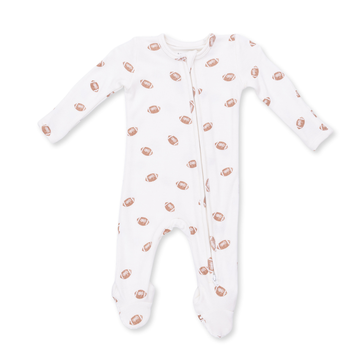 Mini Footballs 2 Way Zipper Footie