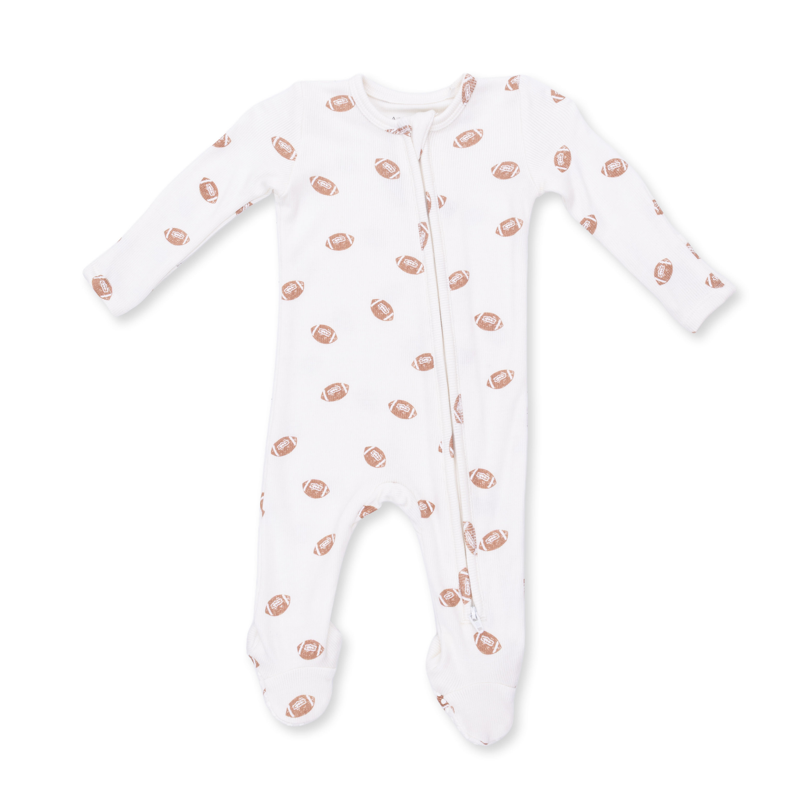 Mini Footballs 2 Way Zipper Footie