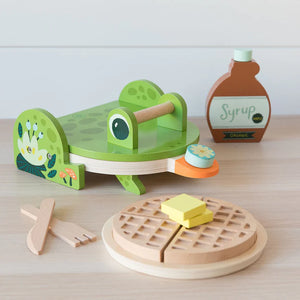 Ribbit Wooden Waffle Maker Set