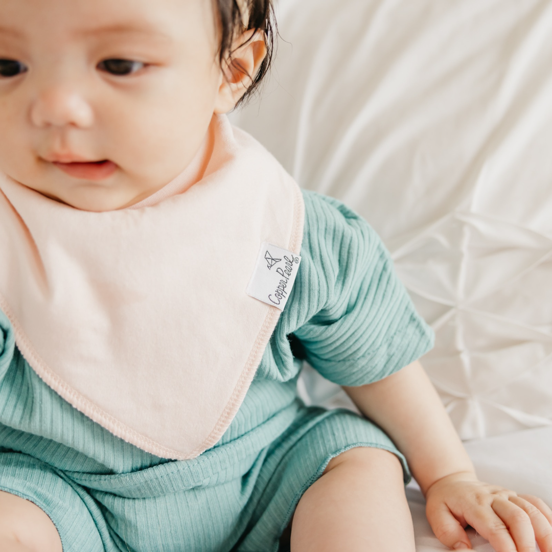 Copper Pearl Bandana Bibs / Lemon