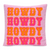 Plush Chenille HOWDY Pillow