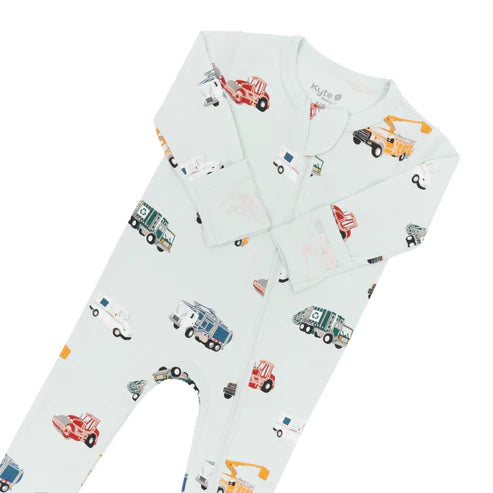 Kyte Baby Zippered Footie / City Vehicles