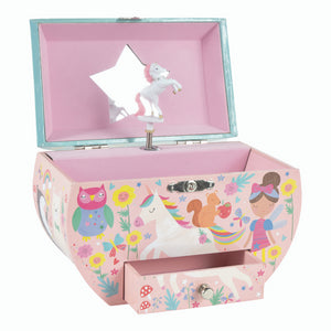 Rainbow Fairy Oval Jewelry Box