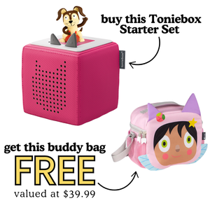 Tonies Toniebox Playtime Starter Set with FREE Buddy Bag