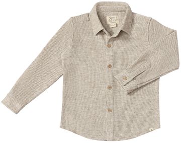 Me & Henry Columbia Jersey Shirt / Heathered Grey