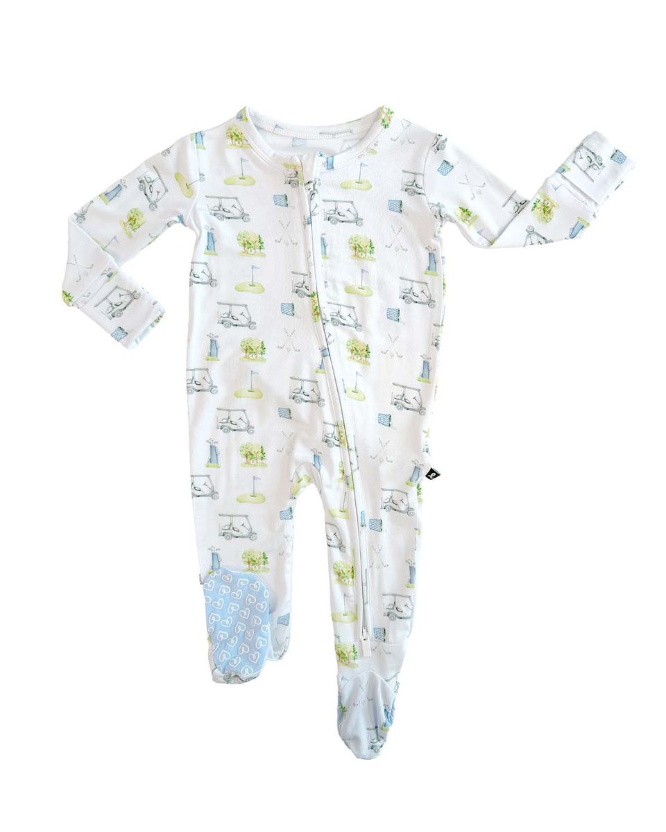 Lev Baby Zippered Footie / Walter Golf