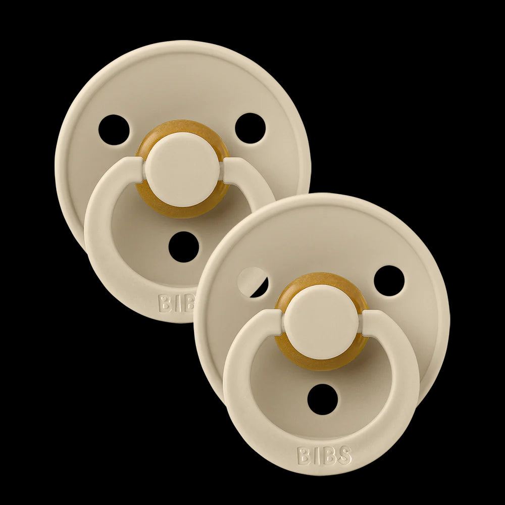 BIBS Round Pacifier 2-Pack / Size 1 (0-6 Months)
