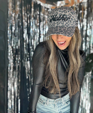 Mother Canvas Hat / Leopard