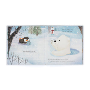 Jellycat Peanut Penguin's Perfect Present Book
