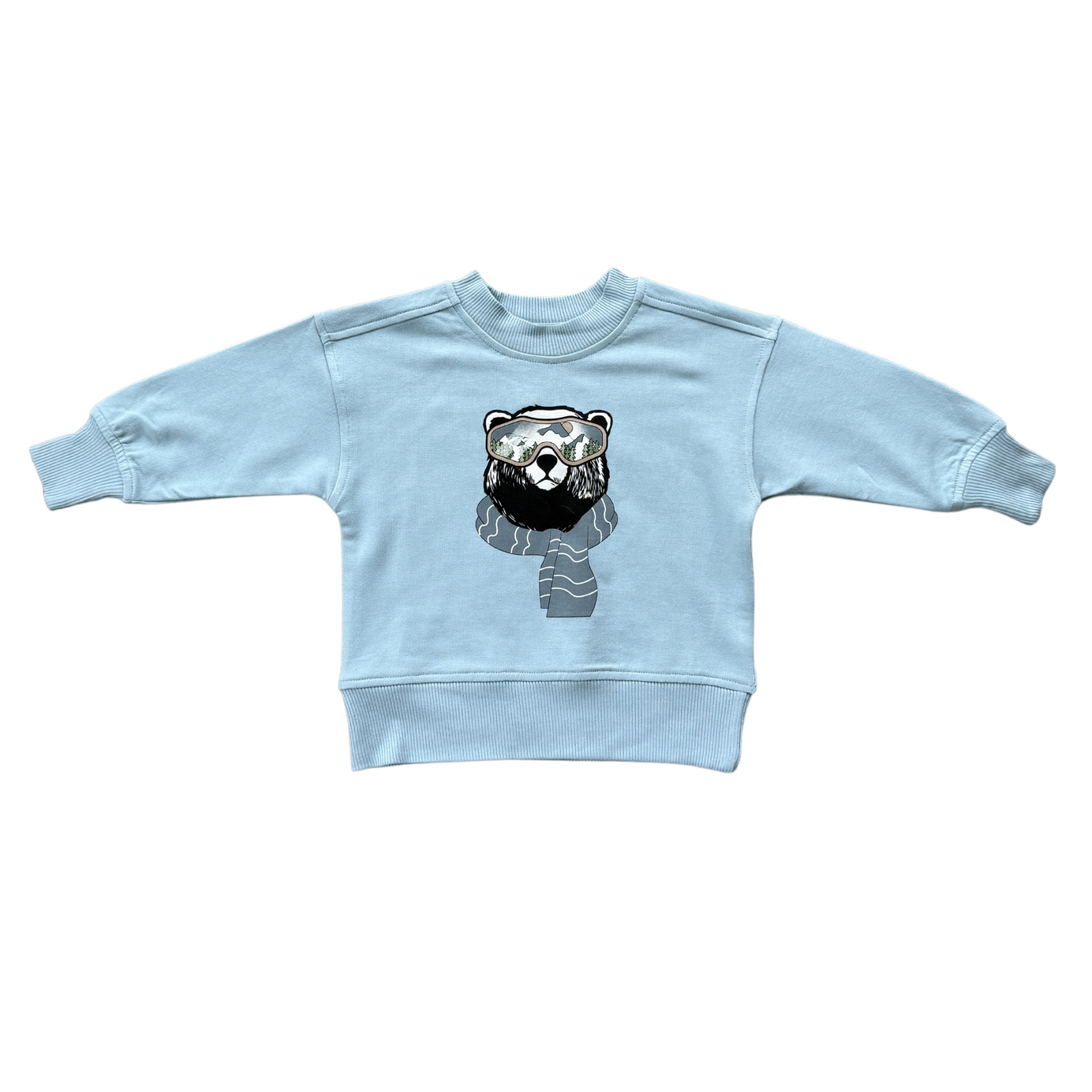 Babysprouts Ski Bear Boxy Sweatshirt