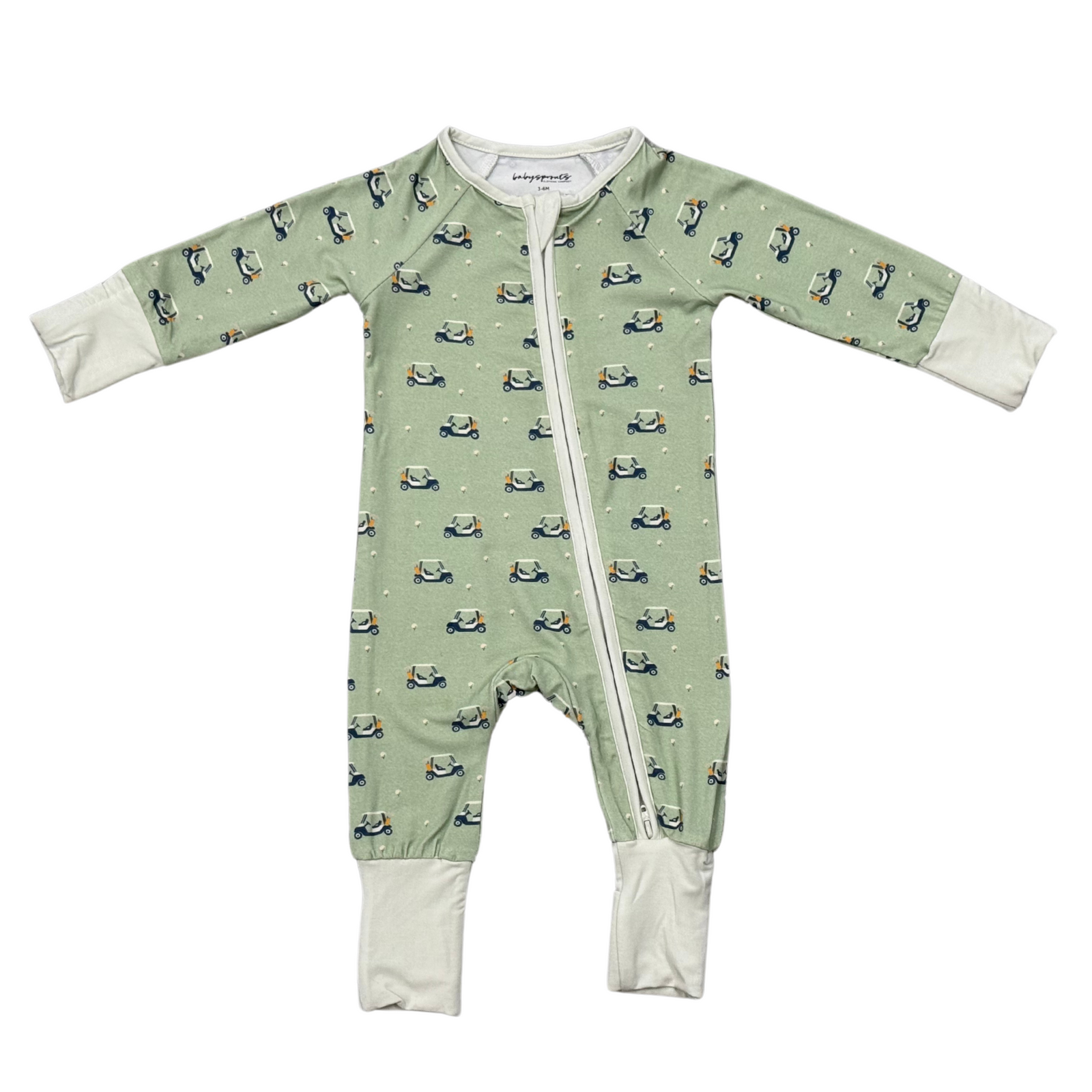 Babysprouts Zip Romper / Golf Cart