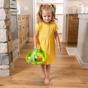 Fat Brain Toys Pretendables Fruit & Veggie Basket Set