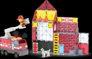 Magna-tiles Fire Station 50-Piece Set