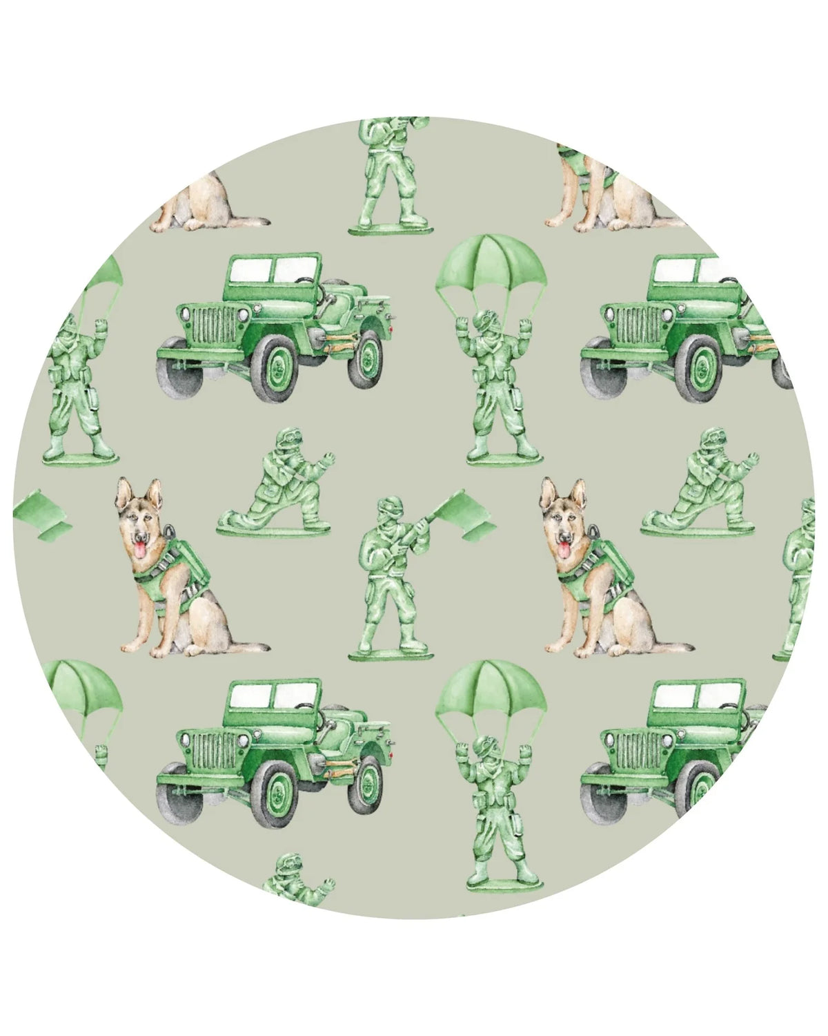 Lev Baby Poppy Convertible Romper / Army Jeep (Major)