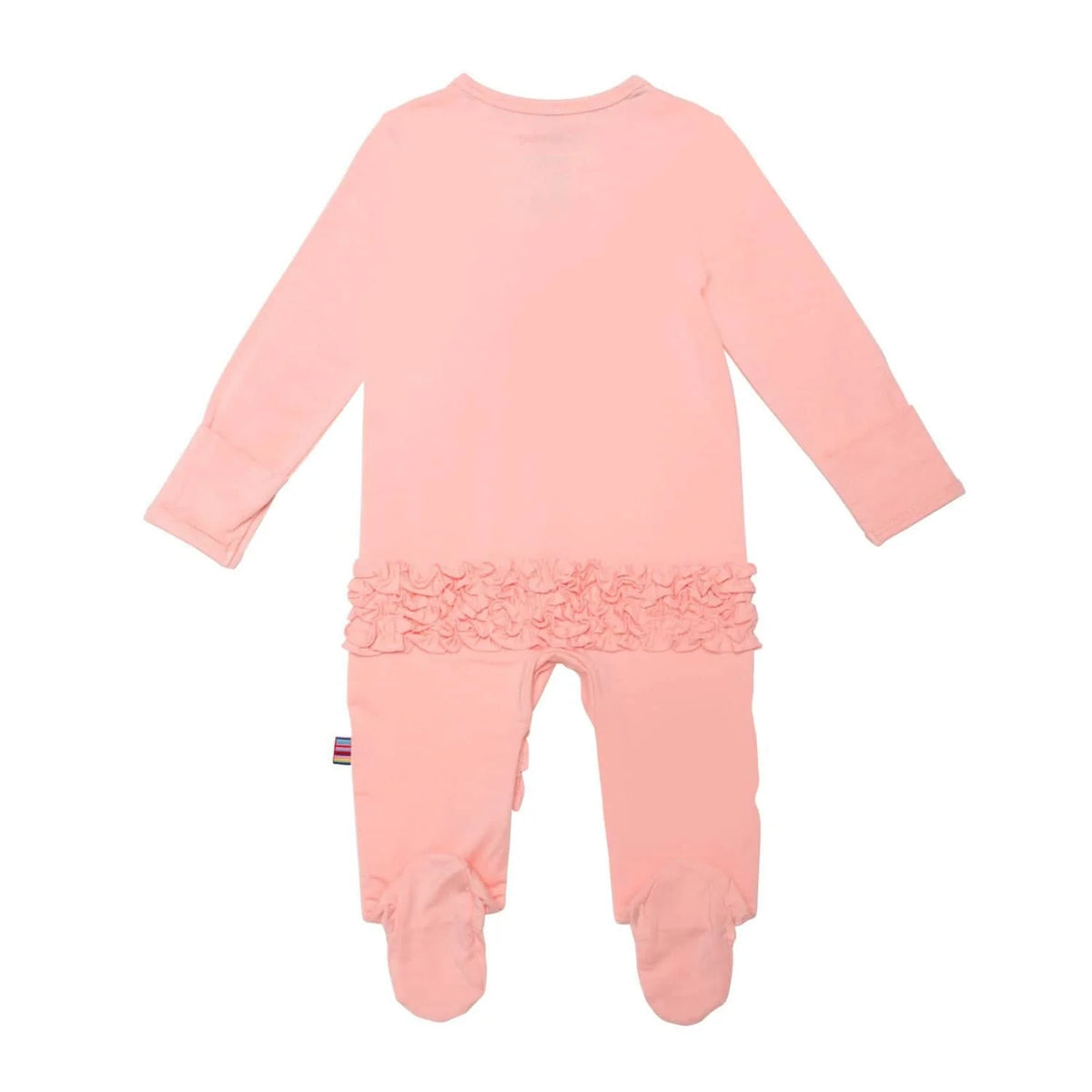 Magnetic Me Modal Magnetic Ruffle Footie / Peach Pop