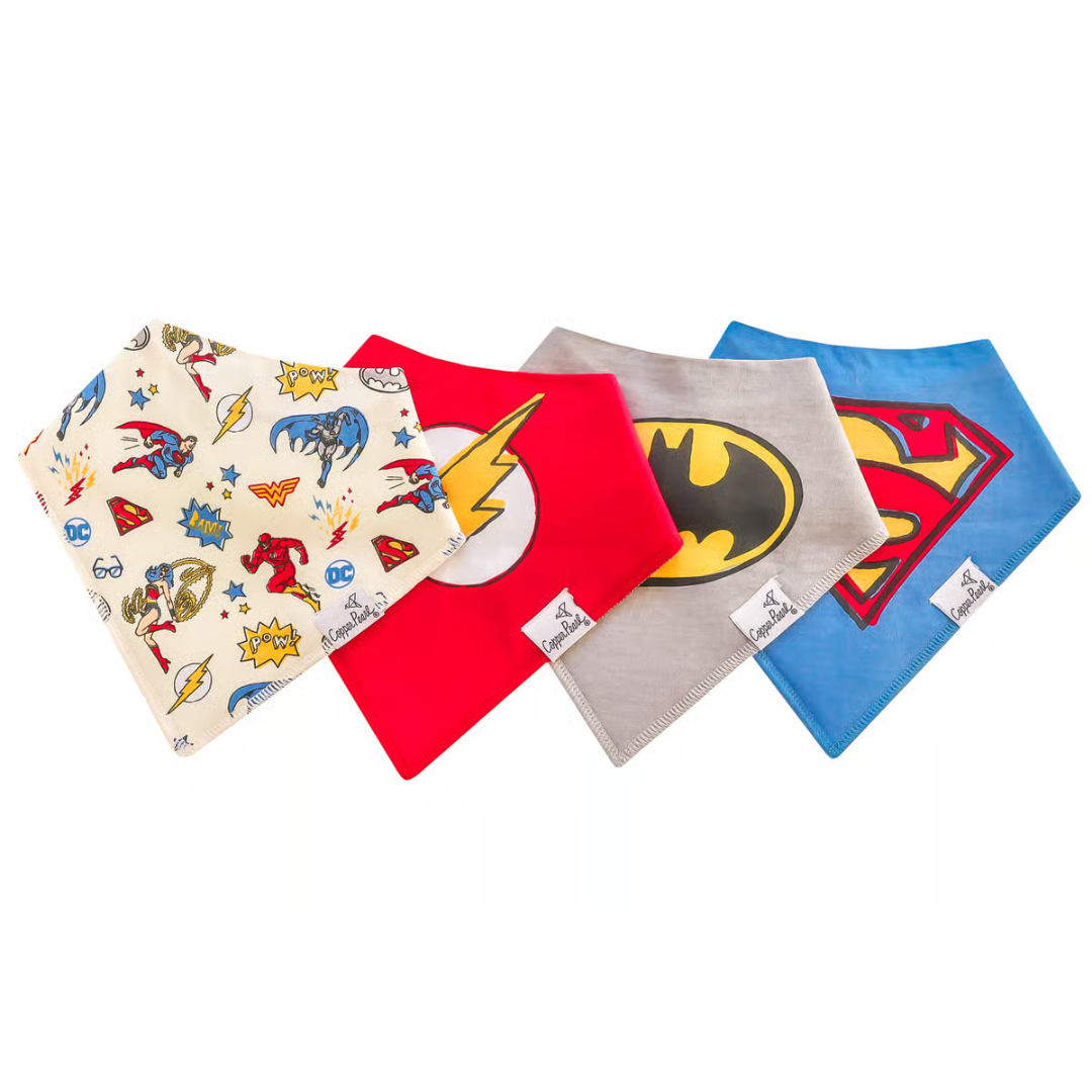 Copper Pearl Bandana Bibs / Justice League