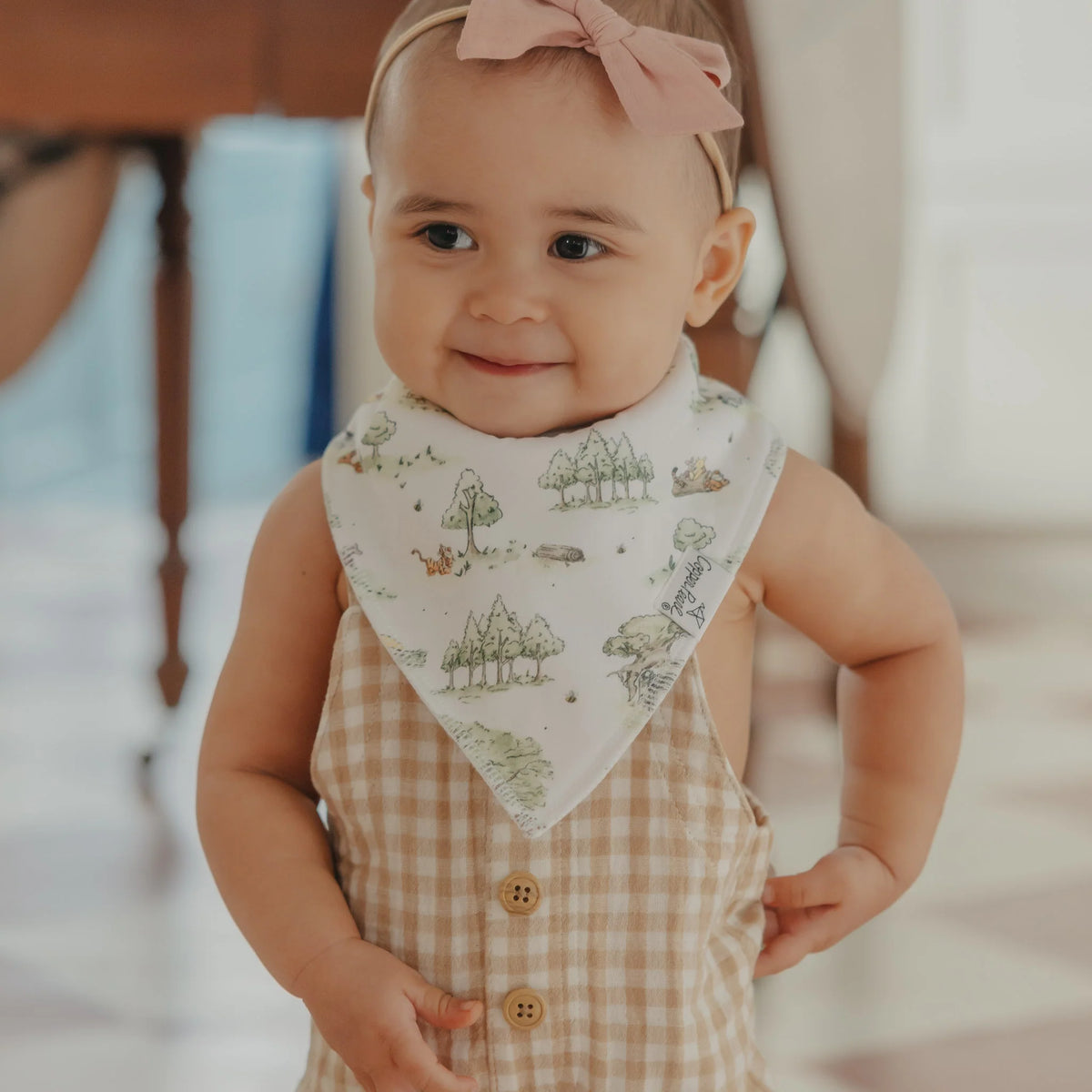 Copper Pearl Bandana Bibs / Hundred Acre Wood