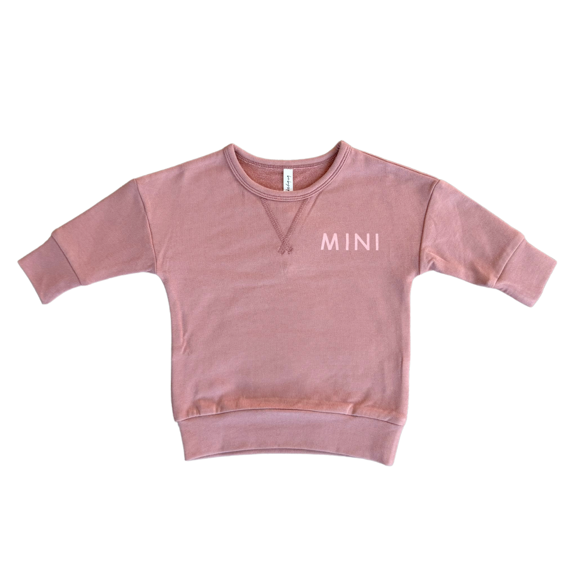 Babysprouts Mini Drop Shoulder Pullover / Burlwood