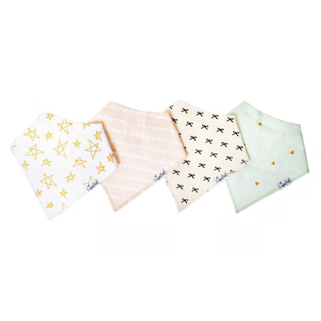 Copper Pearl Bandana Bibs / Paris