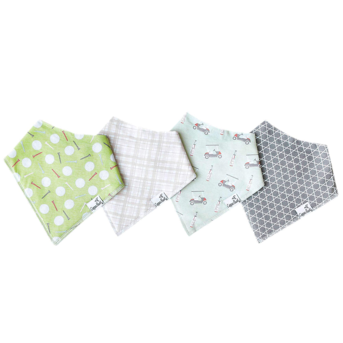Copper Pearl Bandana Bib 4-Pack / Bogey