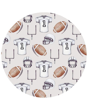 Lev Baby Zipper Footie / Football (Brady)